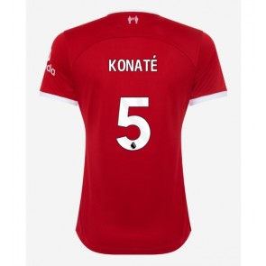 Liverpool Ibrahima Konate #5 Hjemmebanetrøje Dame 2023-24 Kort ærmer